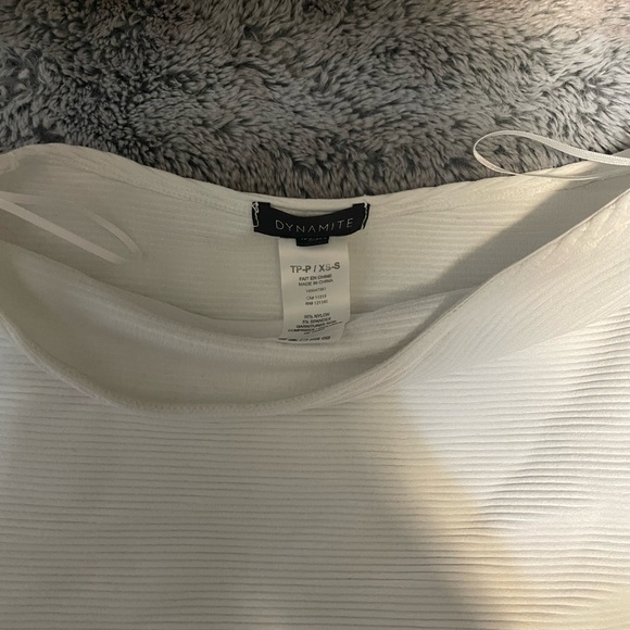 Dynamite XS white tube top - Picture 2 of 2
